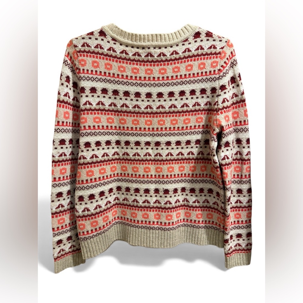 J.Crew Fair Isle Sweater - size m - Picture 2 of 6